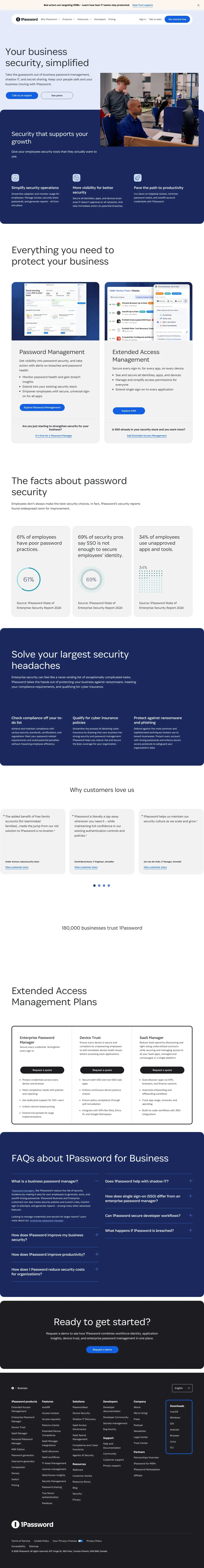Vollständiger Screenshot von 1Password