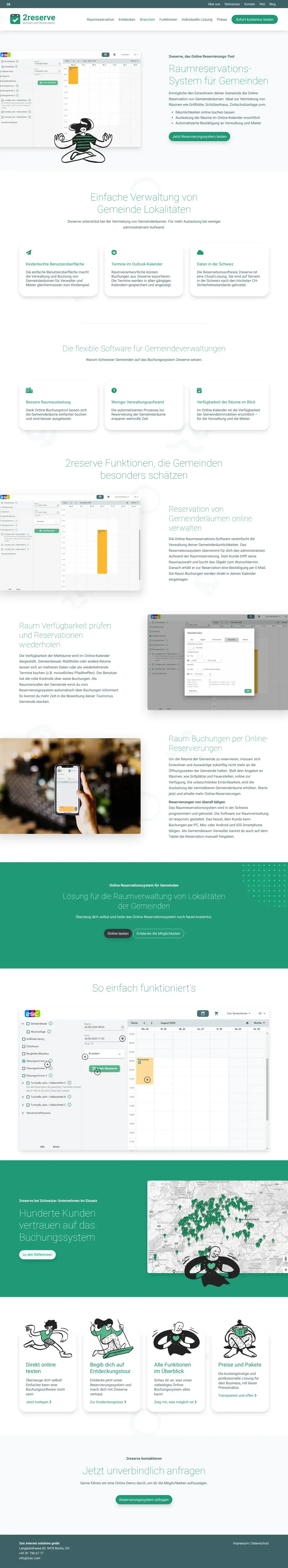 Vollständiger Screenshot von 2reserve