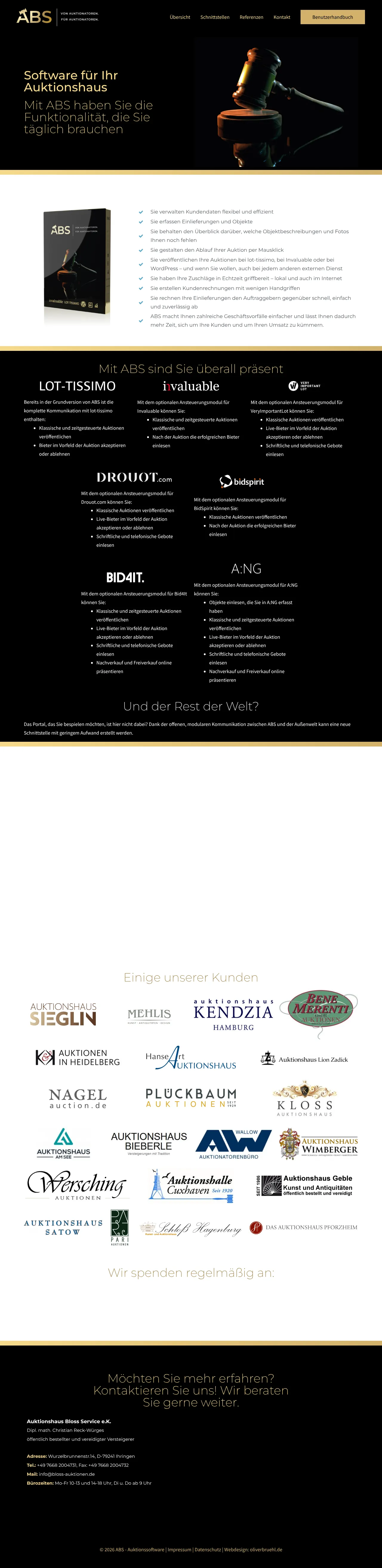 Vollständiger Screenshot von ABS