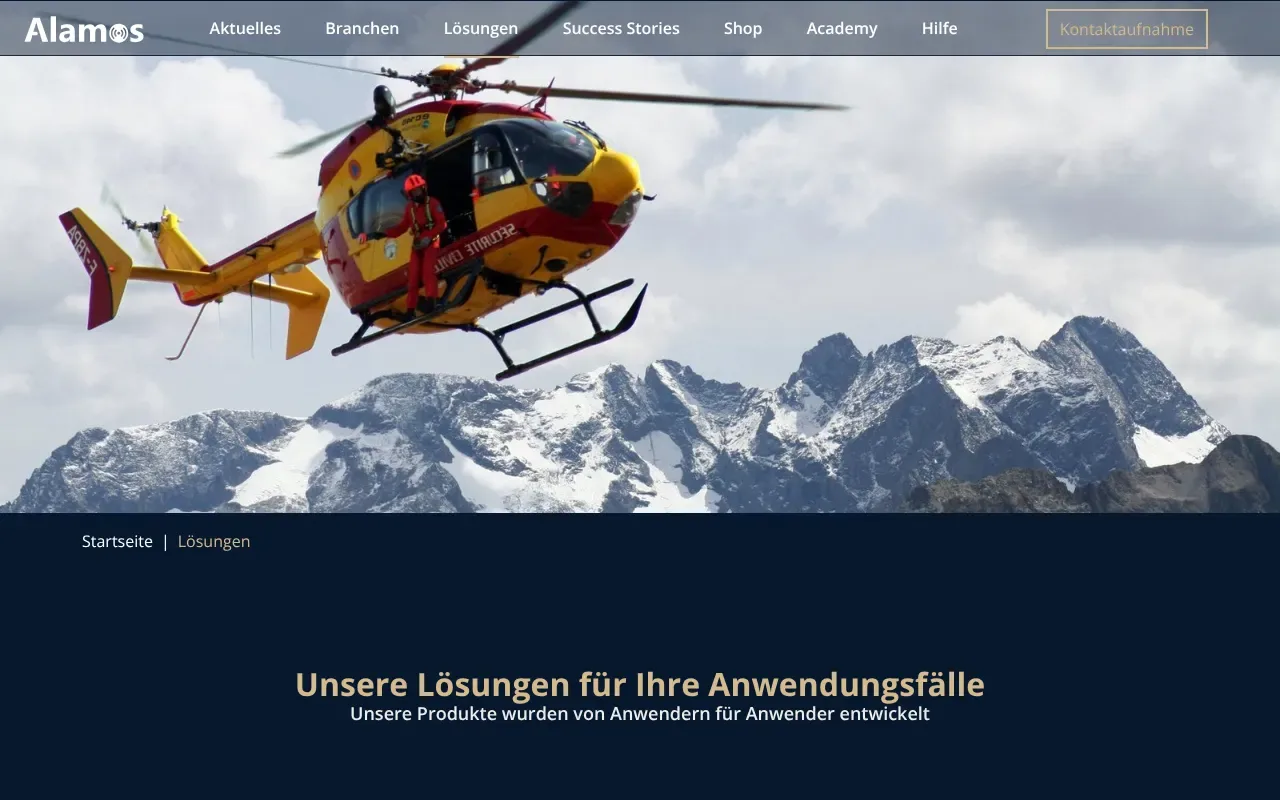 Screenshot von Alamos