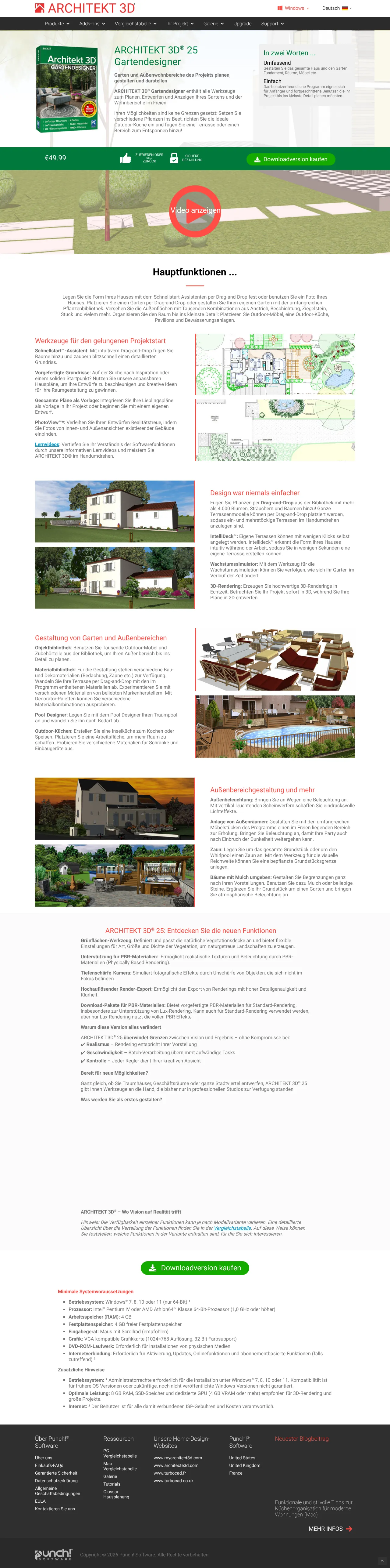 ARCHITEKT 3D Gartendesigner