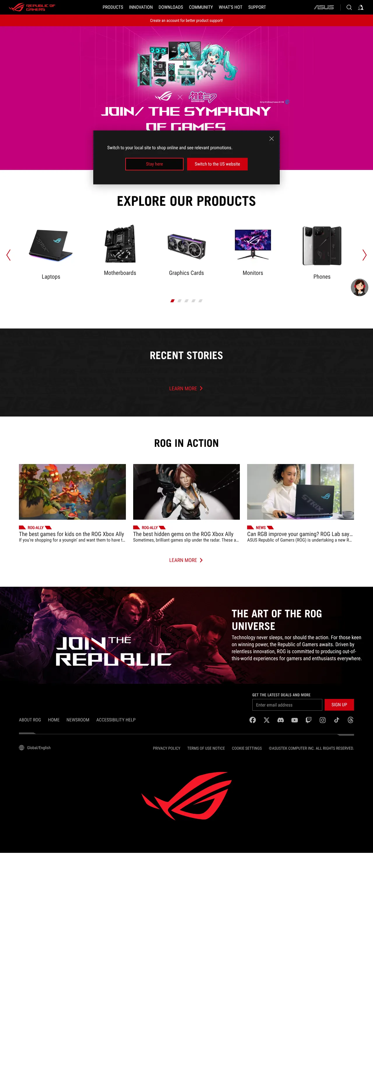 ASUS ROG (Republic of Gamers)