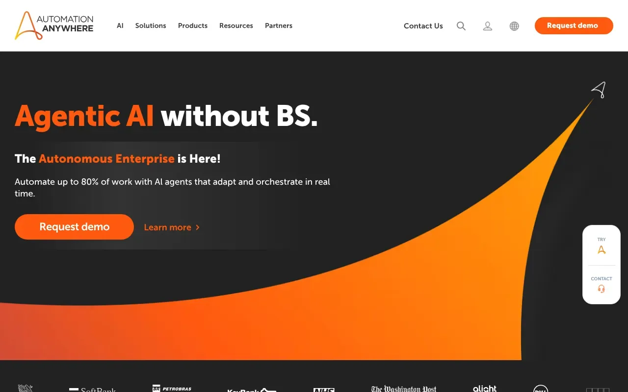 Screenshot von Automation Anywhere