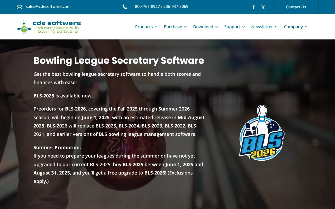 BLS (Bowling League Secretary)