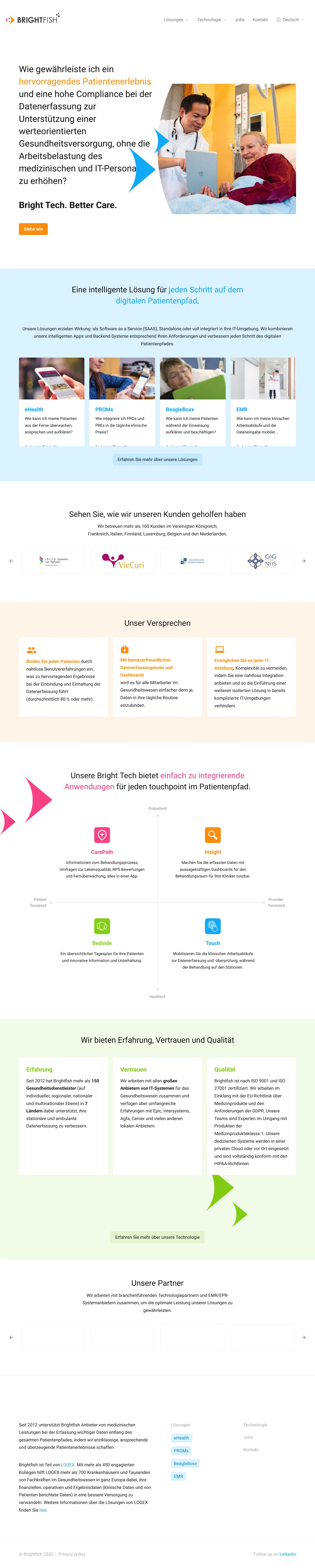 Vollständiger Screenshot von Brightfish