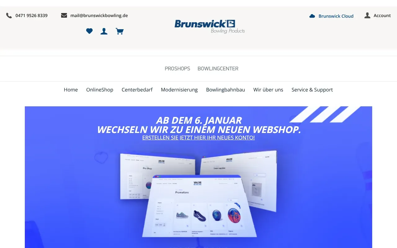 Brunswick Bowling Online Shop