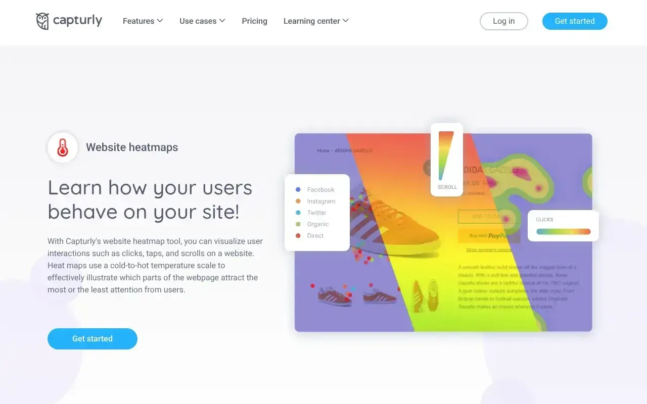 Screenshot von Capturly