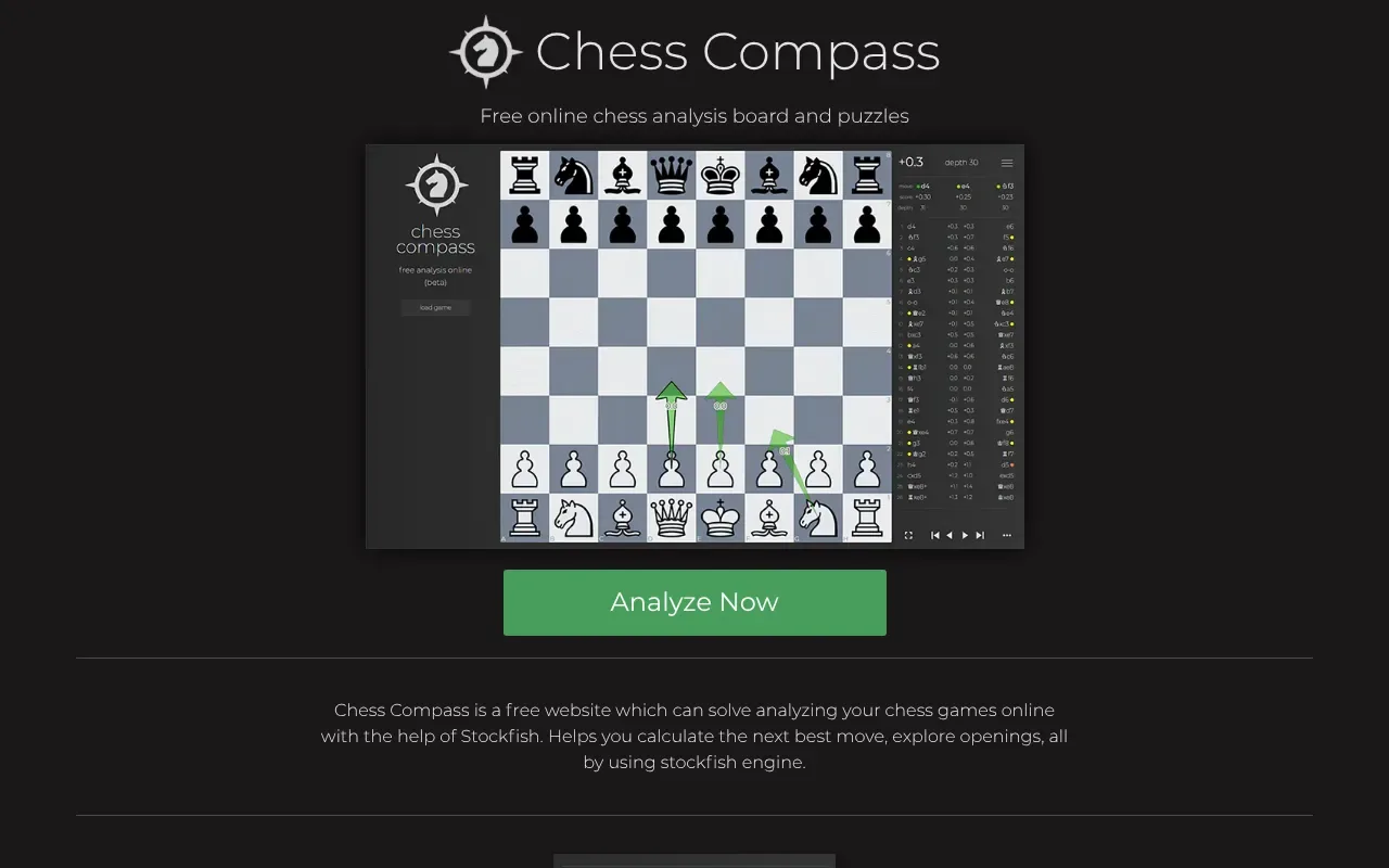 Screenshot von Chess Compass