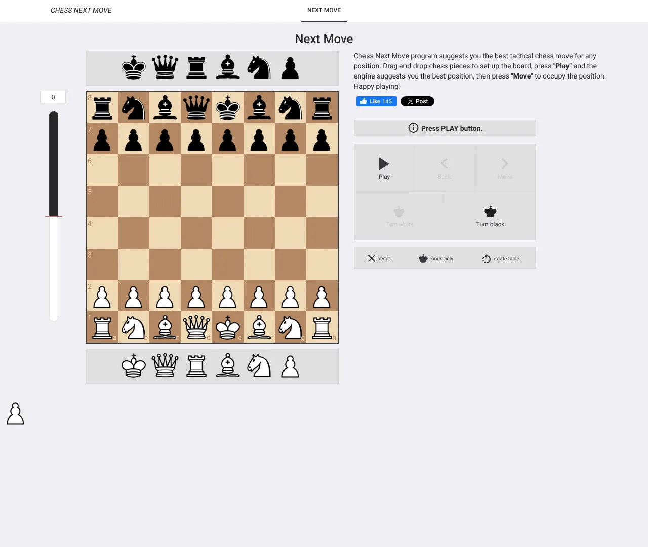 Vollständiger Screenshot von Chess Next Move