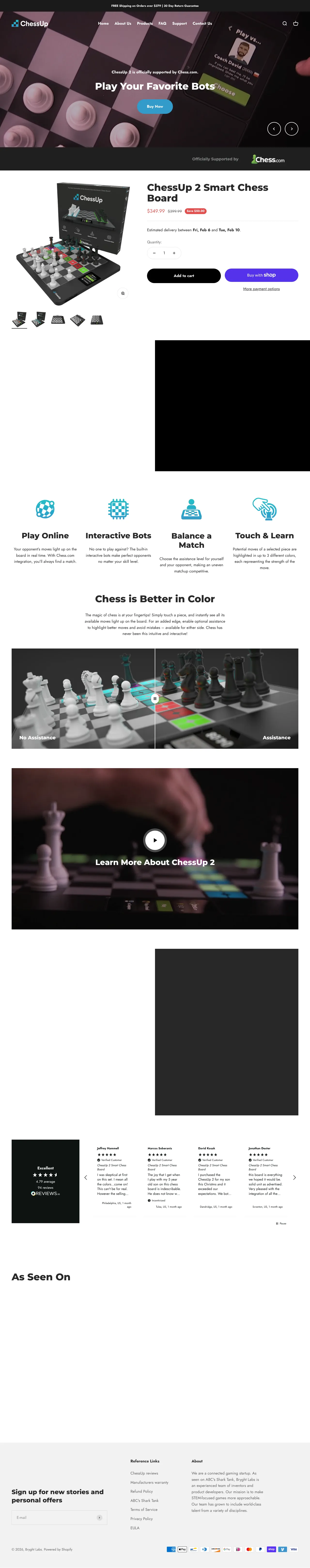 Vollständiger Screenshot von ChessUp