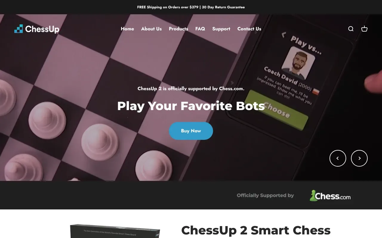 Screenshot von ChessUp