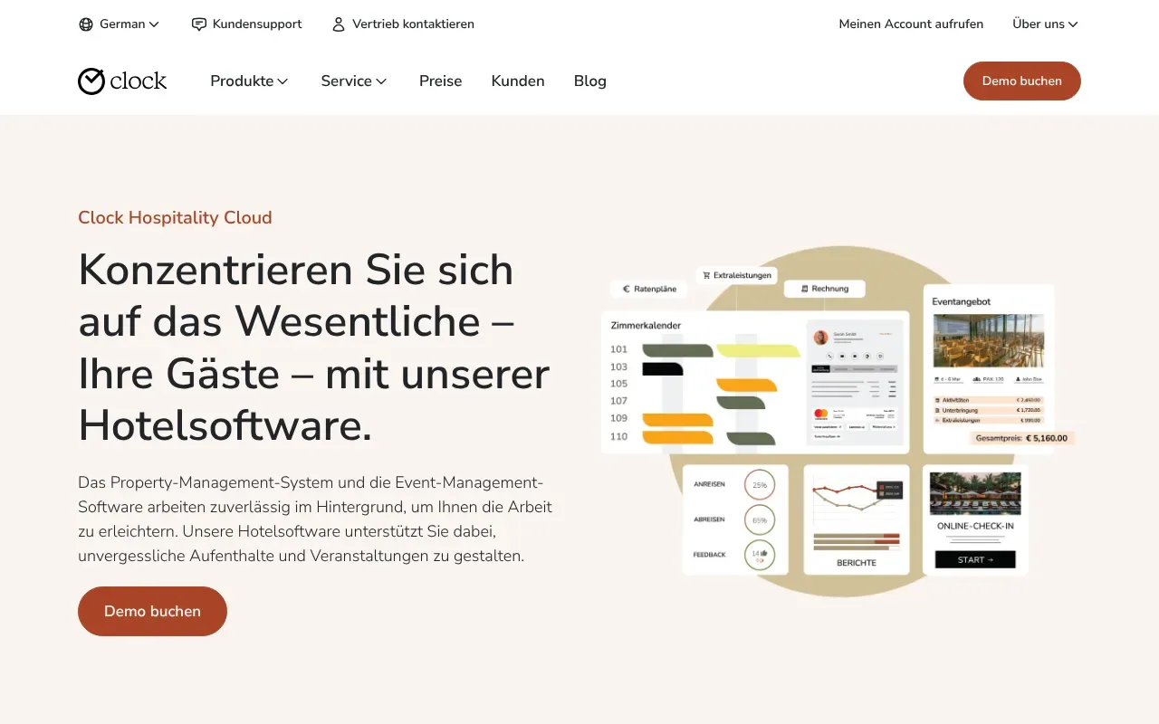 Clock Hospitality Cloud