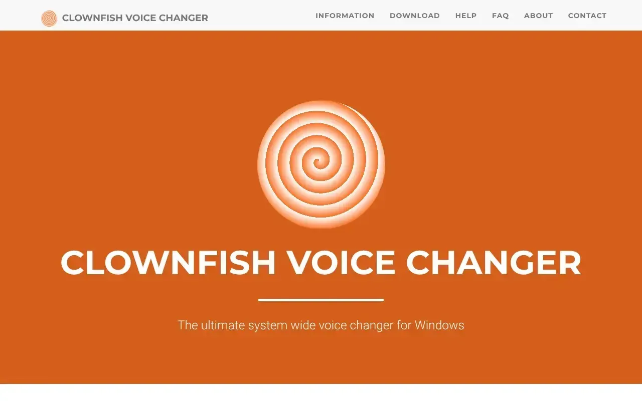 Clownfish Voice Changer