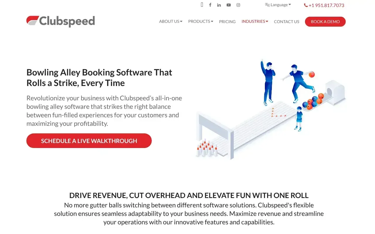 Screenshot von Clubspeed