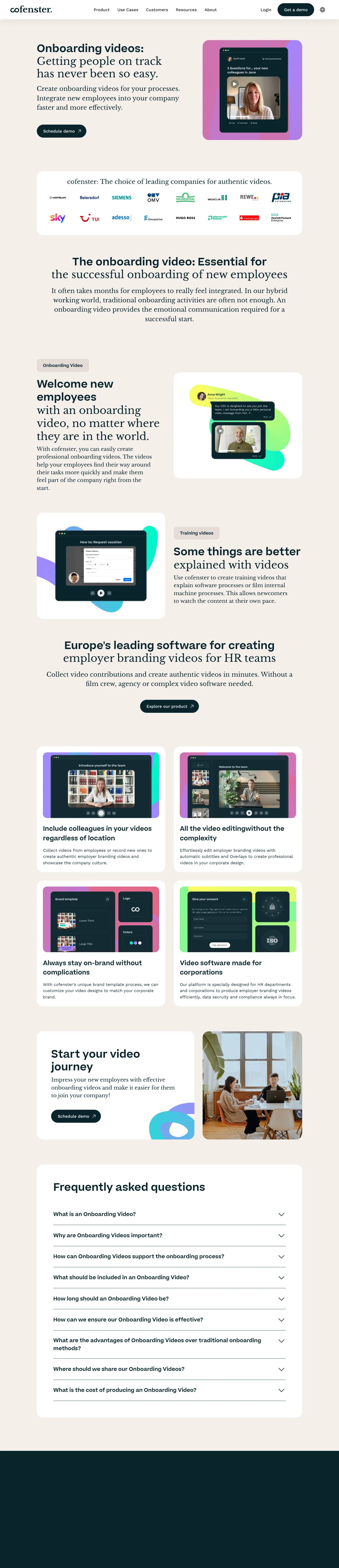 Vollständiger Screenshot von cofenster