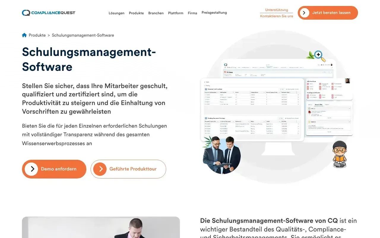 ComplianceQuest Schulungsmanagement-Software