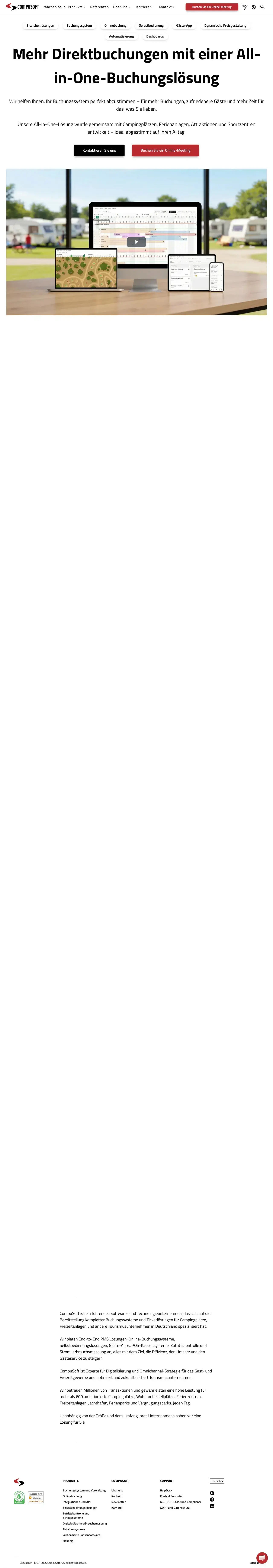 Vollständiger Screenshot von CompuSoft
