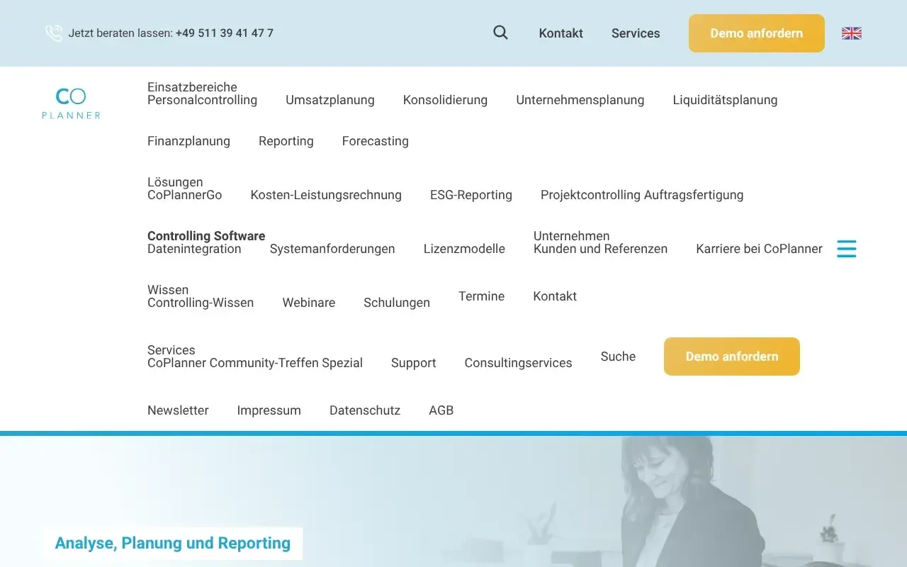 Screenshot von CoPlanner