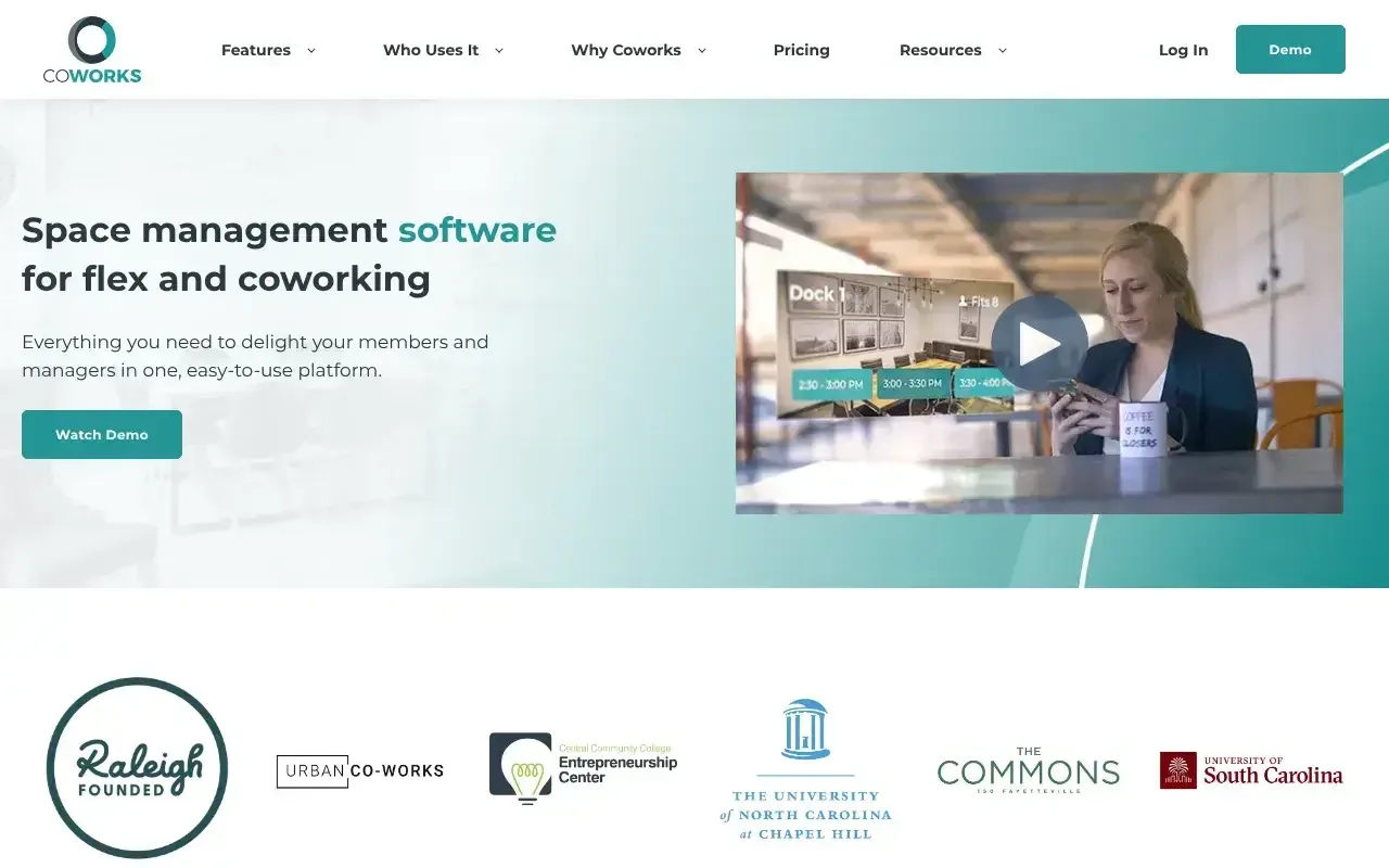 Screenshot von Coworks