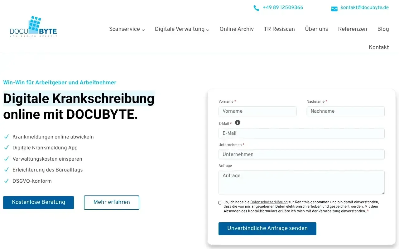 Docubyte Meldecenter