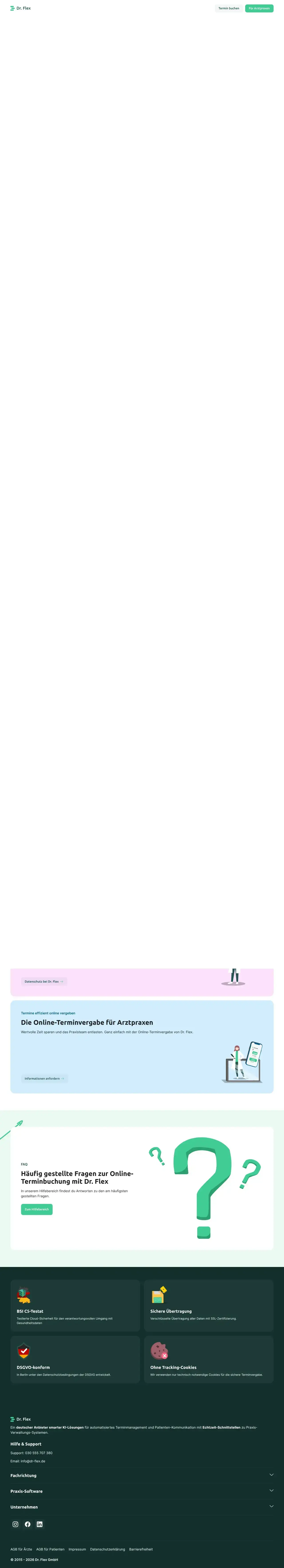 Vollständiger Screenshot von Dr. Flex