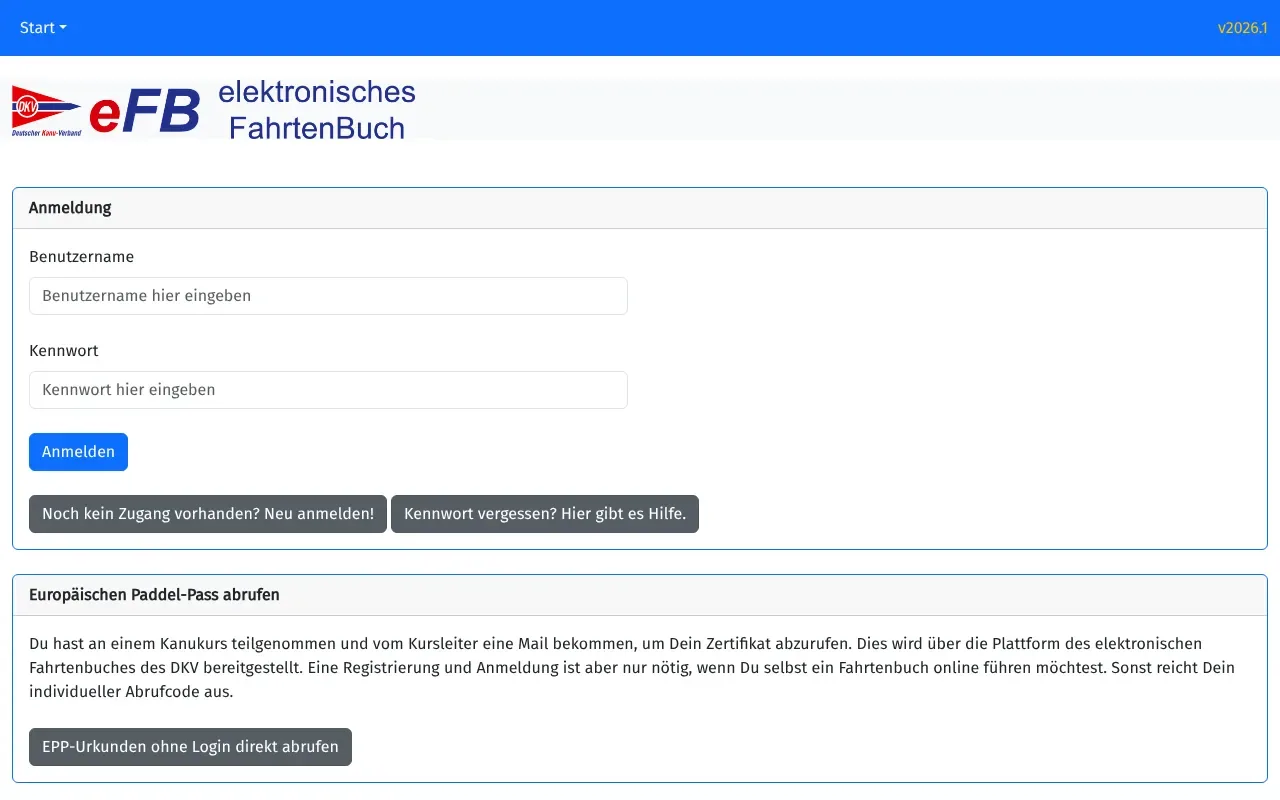 eFB - elektronisches Fahrtenbuch