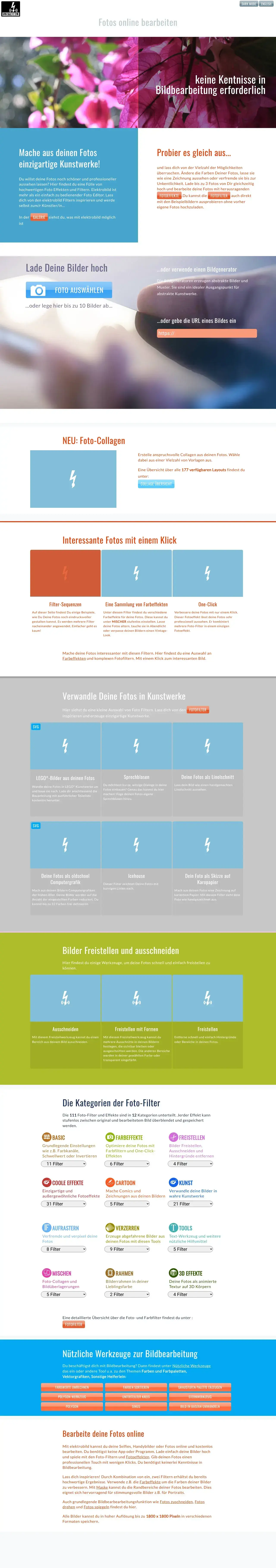Vollständiger Screenshot von elektrobild
