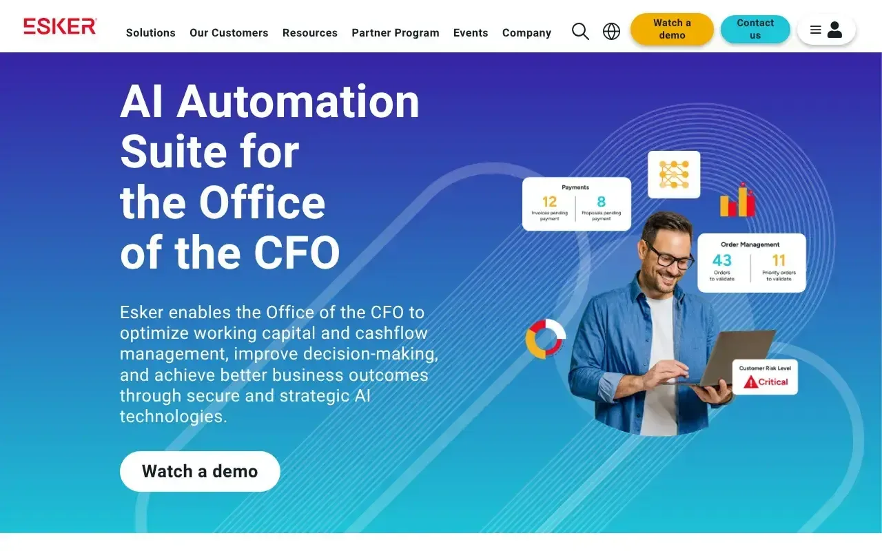 Screenshot von Esker