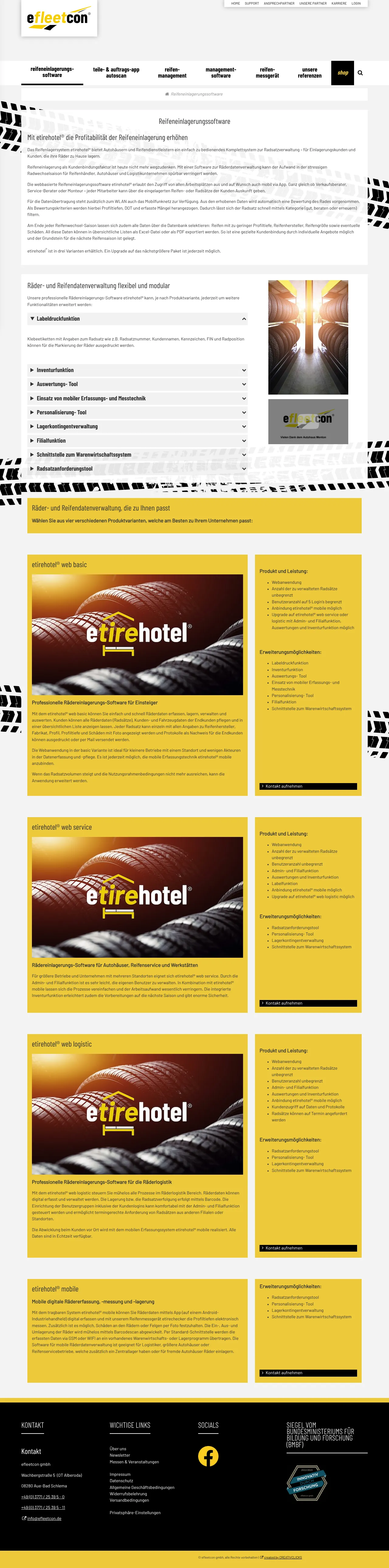 Vollständiger Screenshot von etirehotel