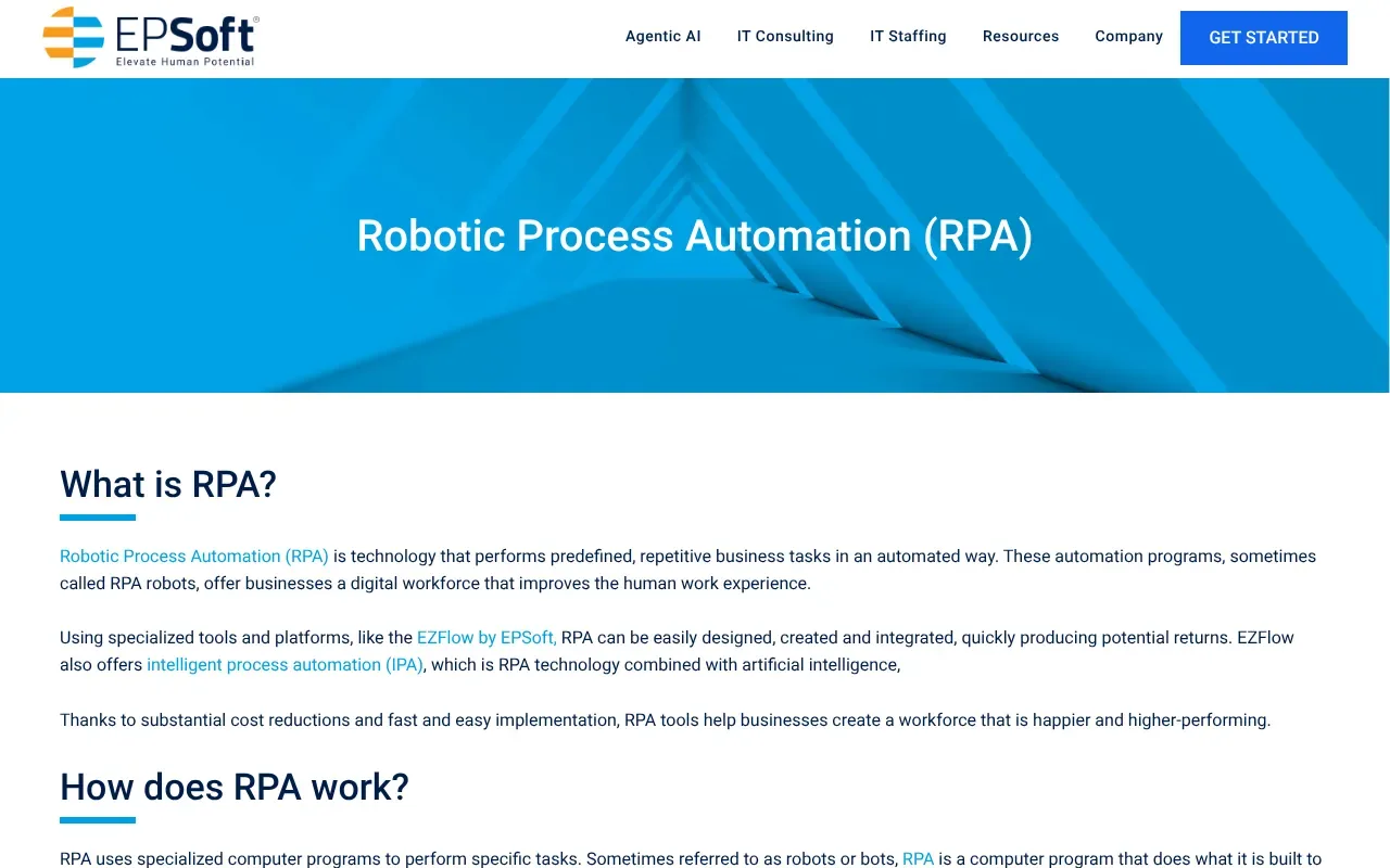 Screenshot von EZFlow