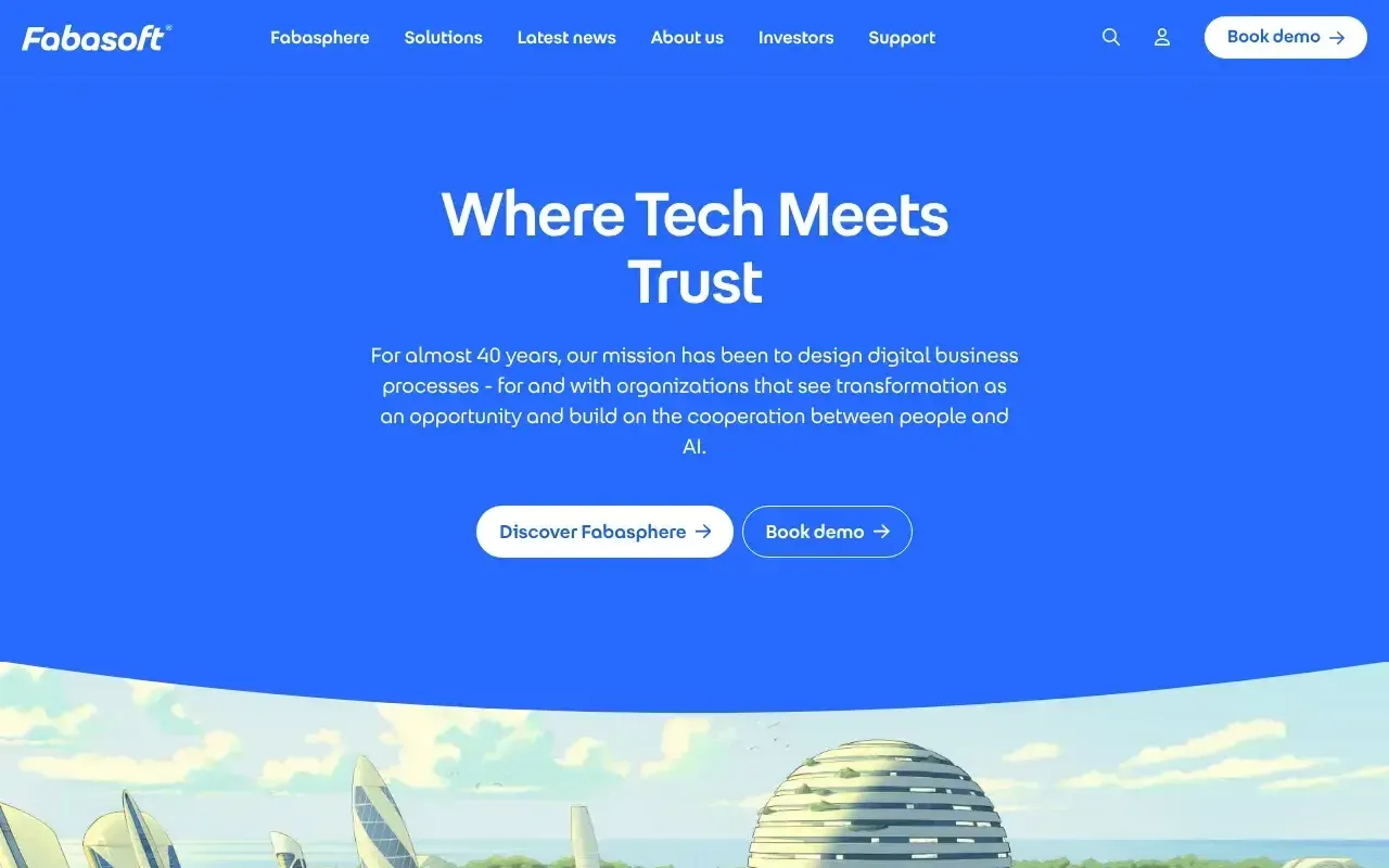 Screenshot von Fabasoft Contracts