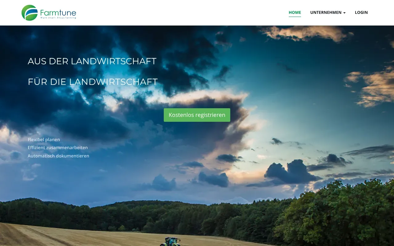 Screenshot von Farmtune