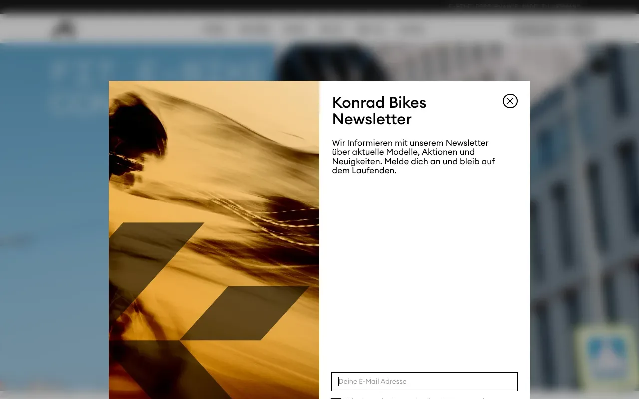 Screenshot von FIT E-Bike Control App