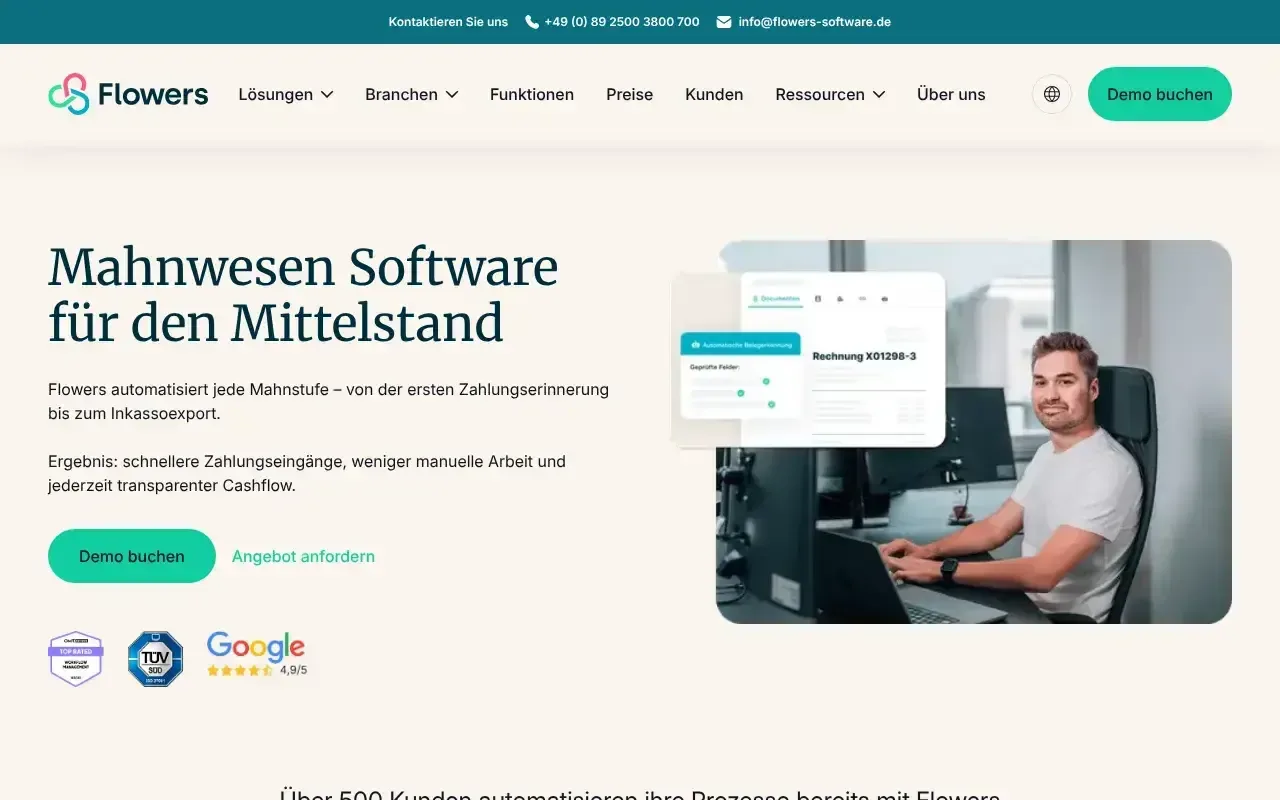 Screenshot von Flowers