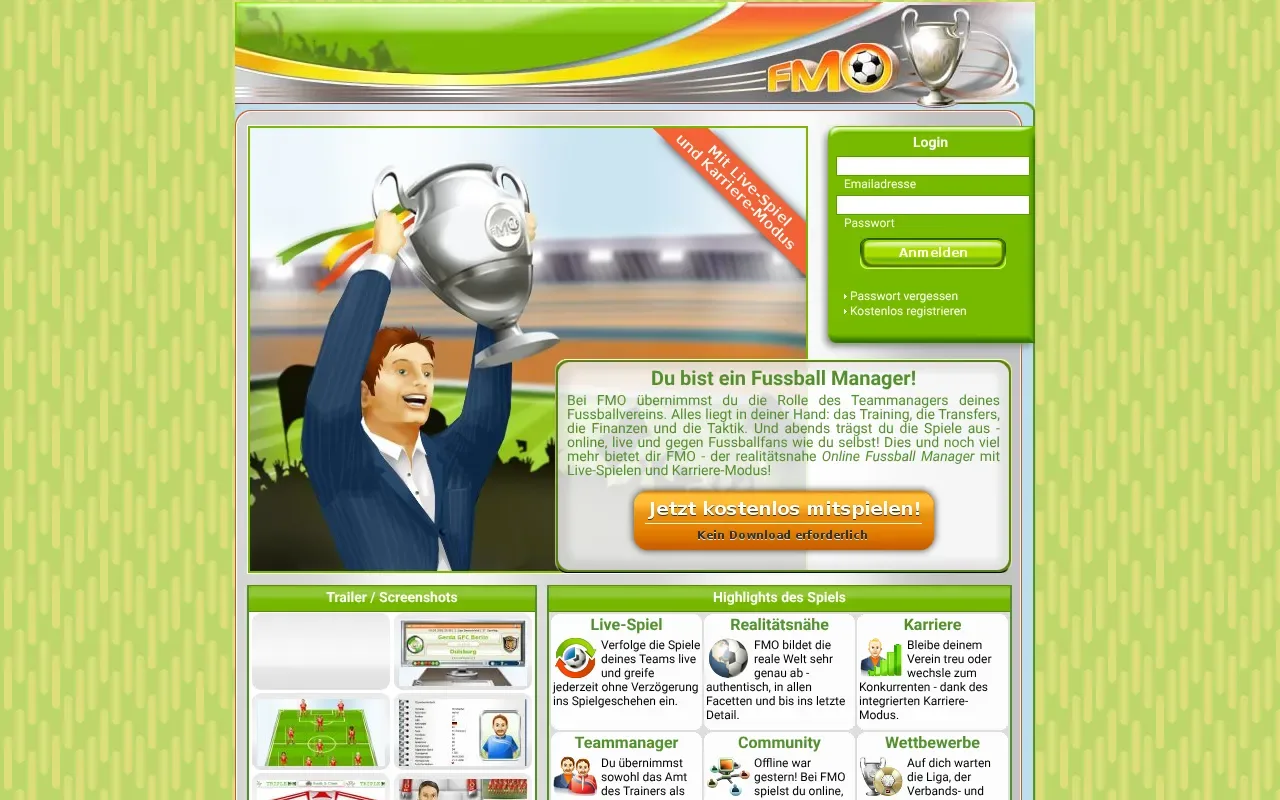 FMO - Fussballmanager Online
