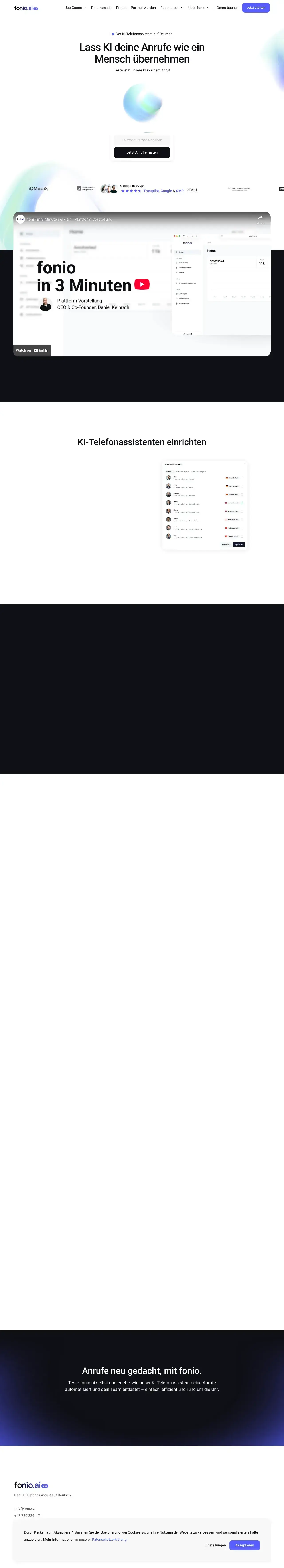 Vollständiger Screenshot von fonio