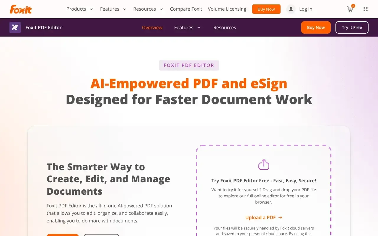 Screenshot von Foxit PDF Editor