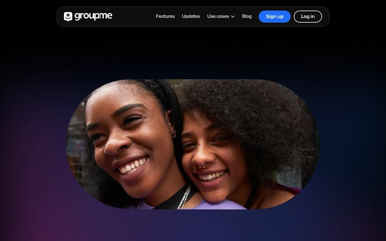Screenshot von GroupMe