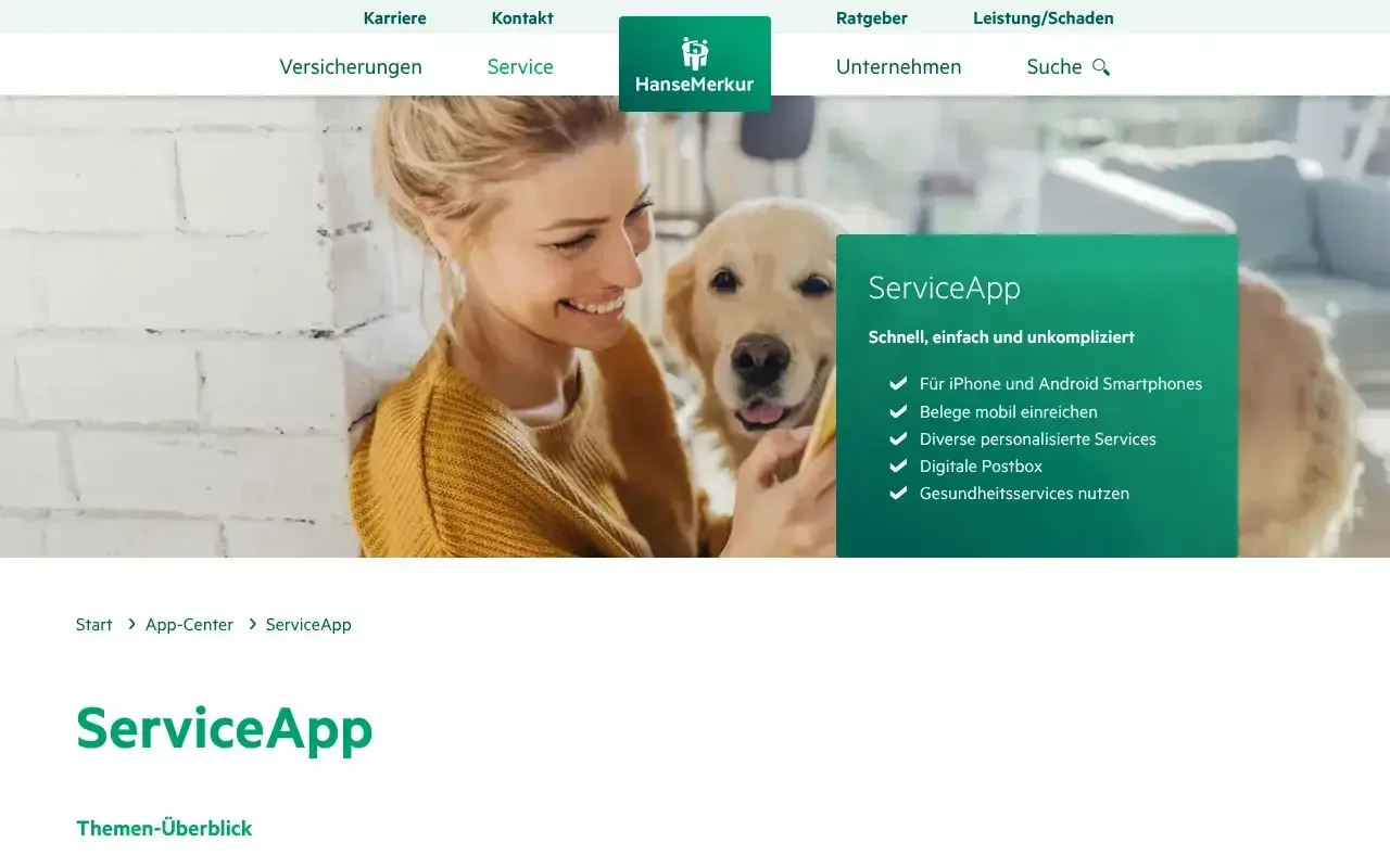 HanseMerkur ServiceApp