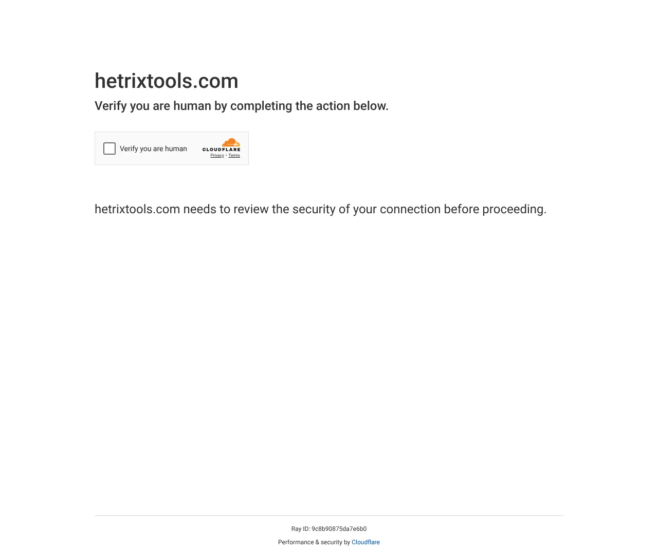 Vollständiger Screenshot von HetrixTools