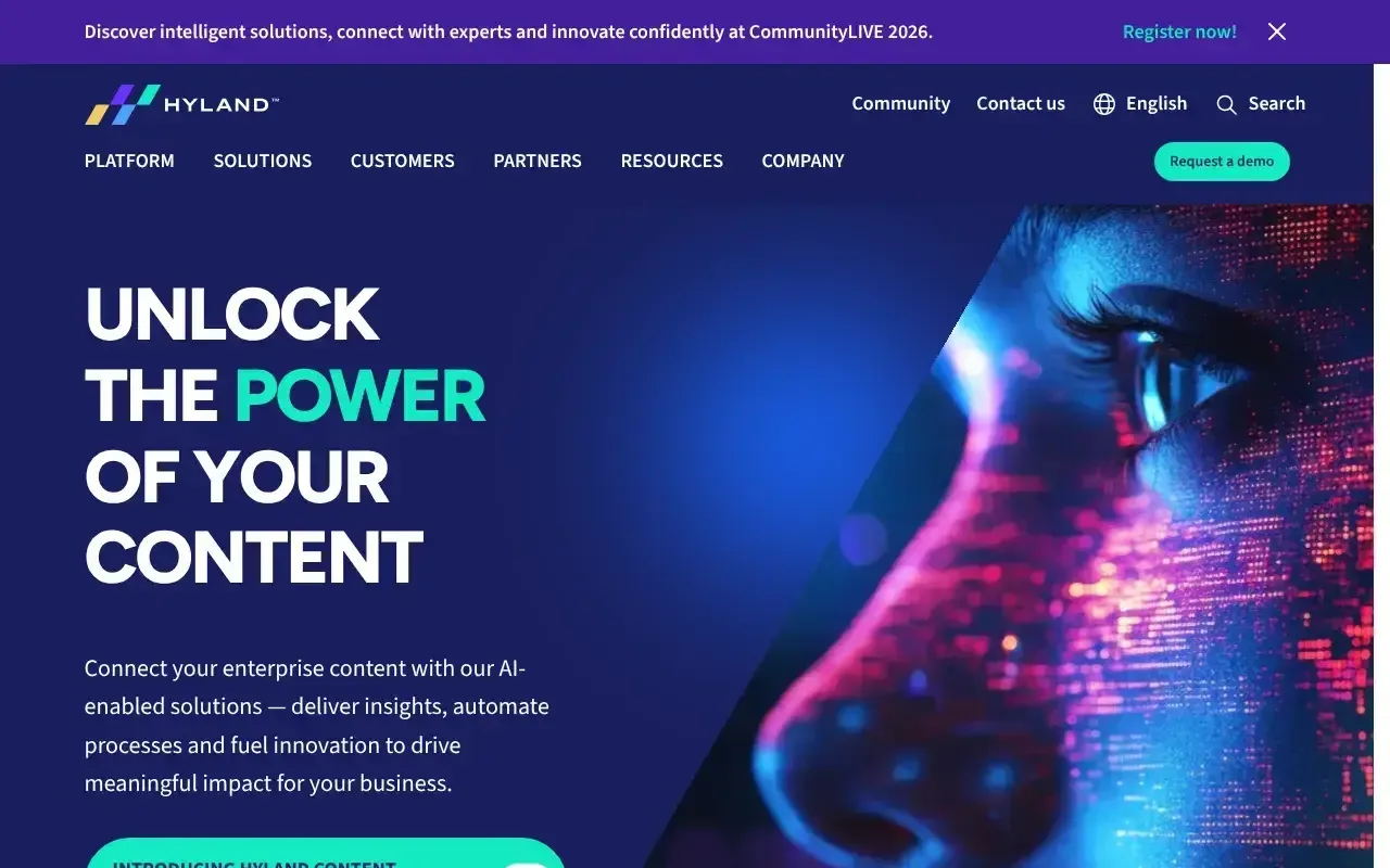 Screenshot von Hyland