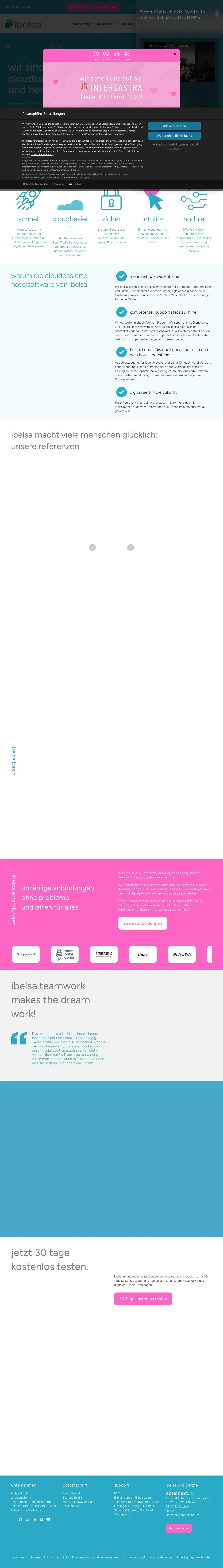 Vollständiger Screenshot von ibelsa