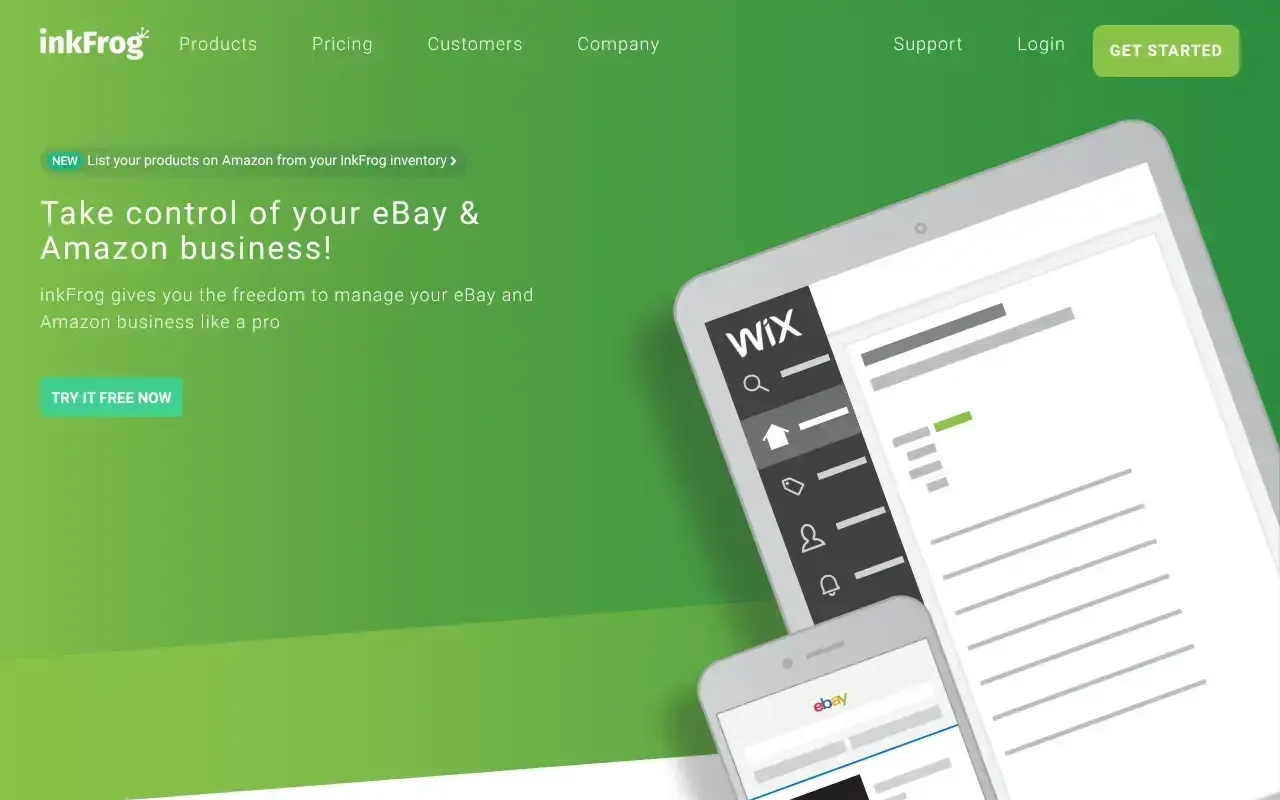 Screenshot von inkFrog