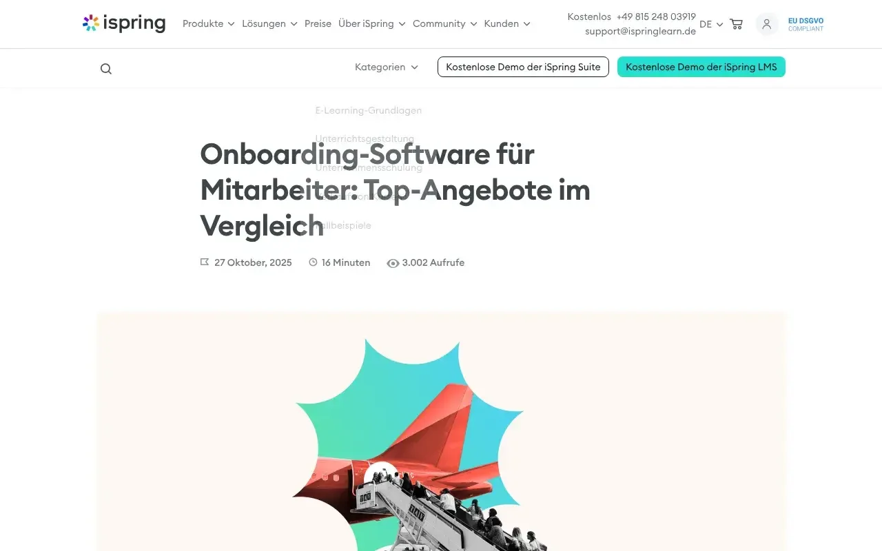 Screenshot von iSpring