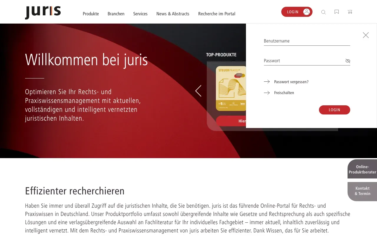 juris Prozesskostenrechner