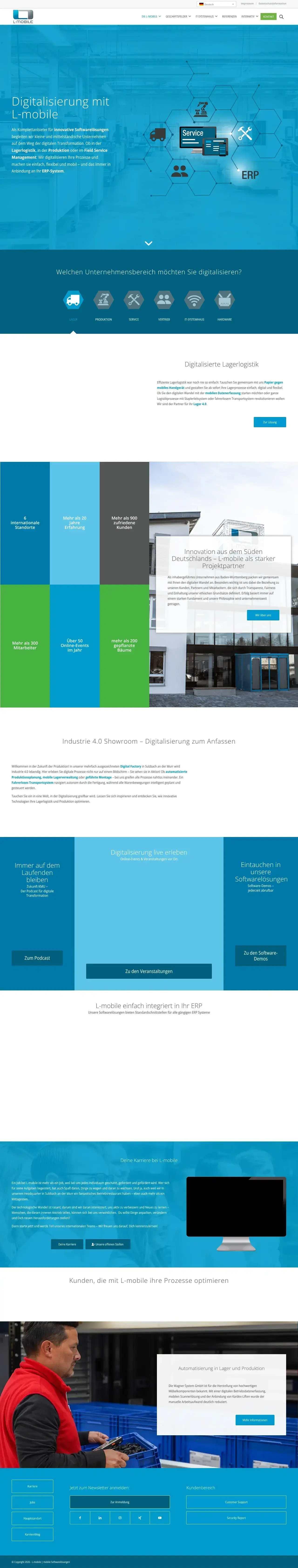 Vollständiger Screenshot von L-mobile