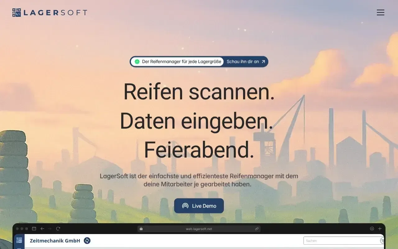 Screenshot von LagerSoft