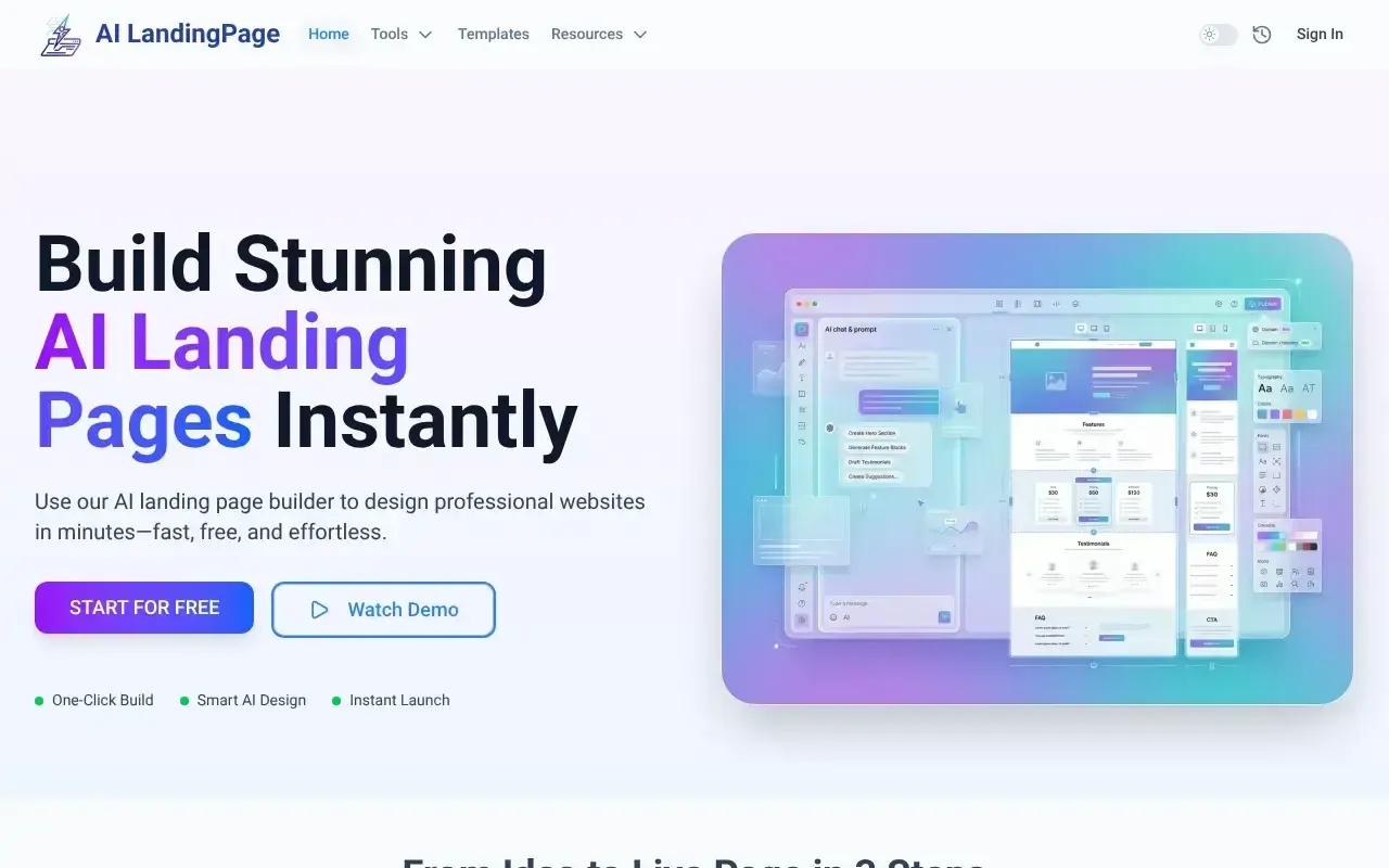 Landing Page IO