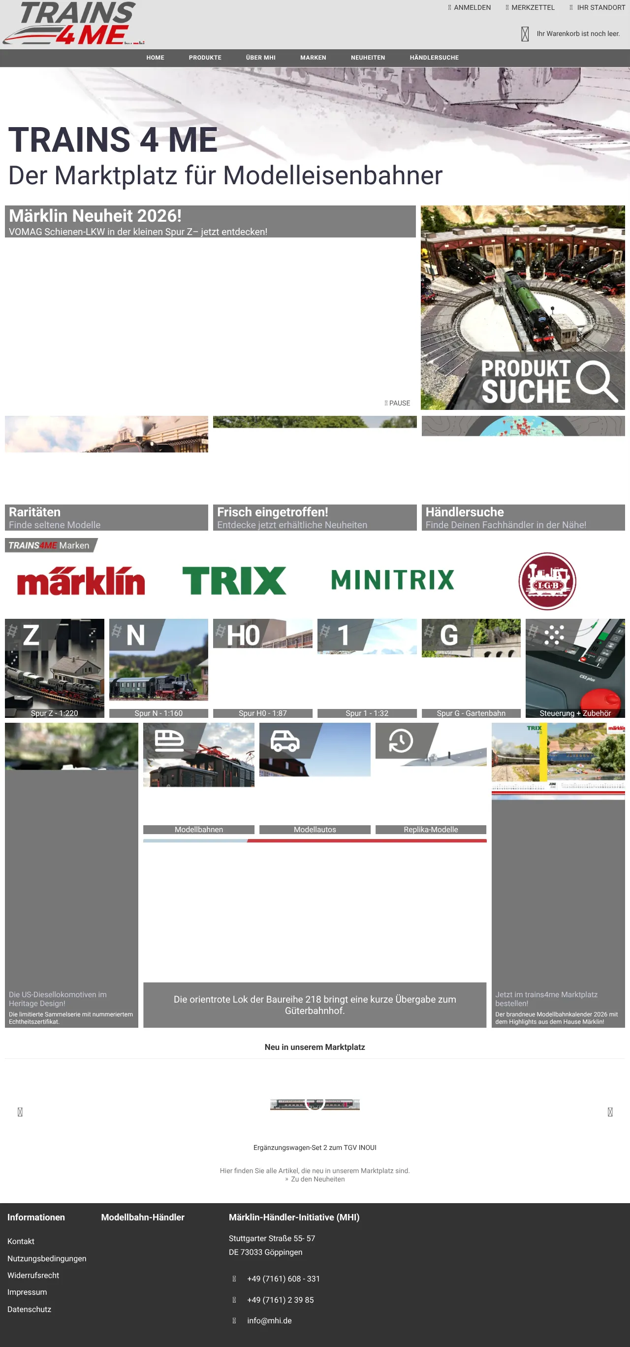 Märklin Modellbahn Software "Steuern und Schalten"