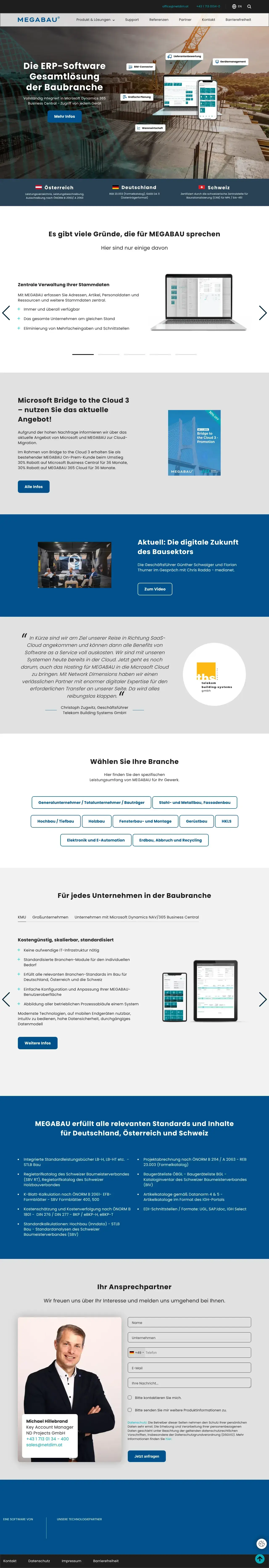 Vollständiger Screenshot von MEGABAU